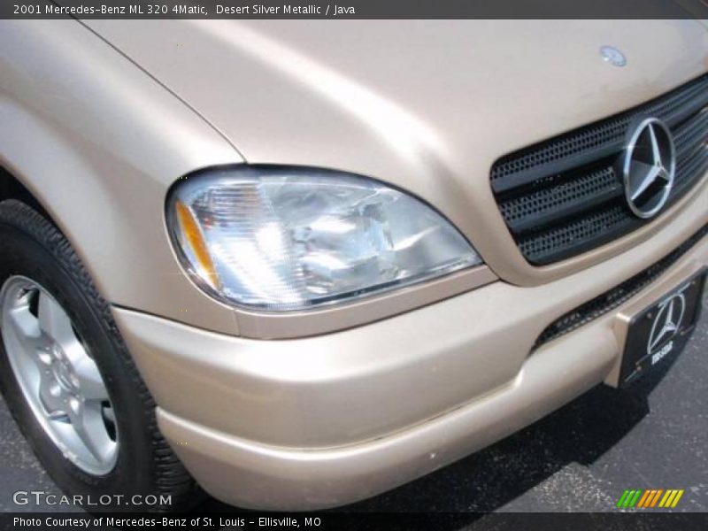 Desert Silver Metallic / Java 2001 Mercedes-Benz ML 320 4Matic
