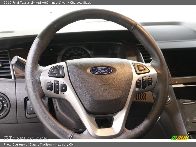 Ingot Silver / Charcoal Black 2019 Ford Taurus Limited AWD