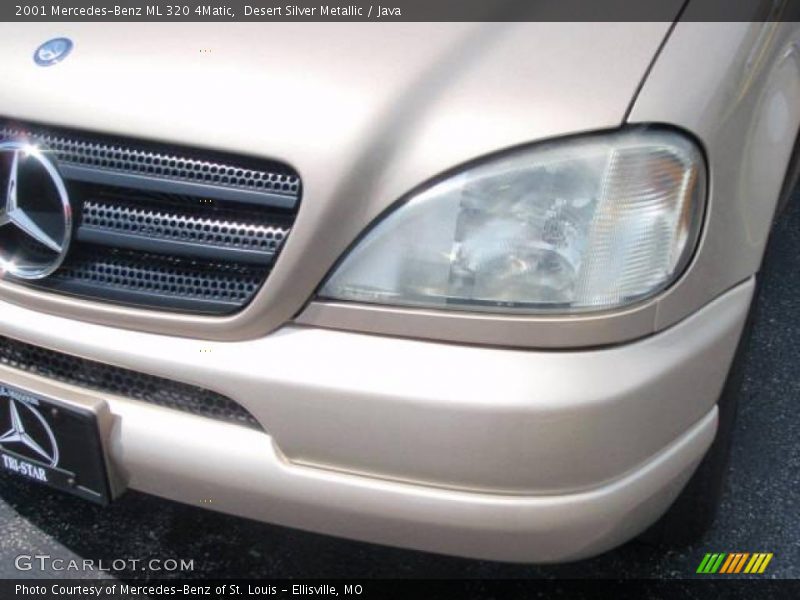 Desert Silver Metallic / Java 2001 Mercedes-Benz ML 320 4Matic