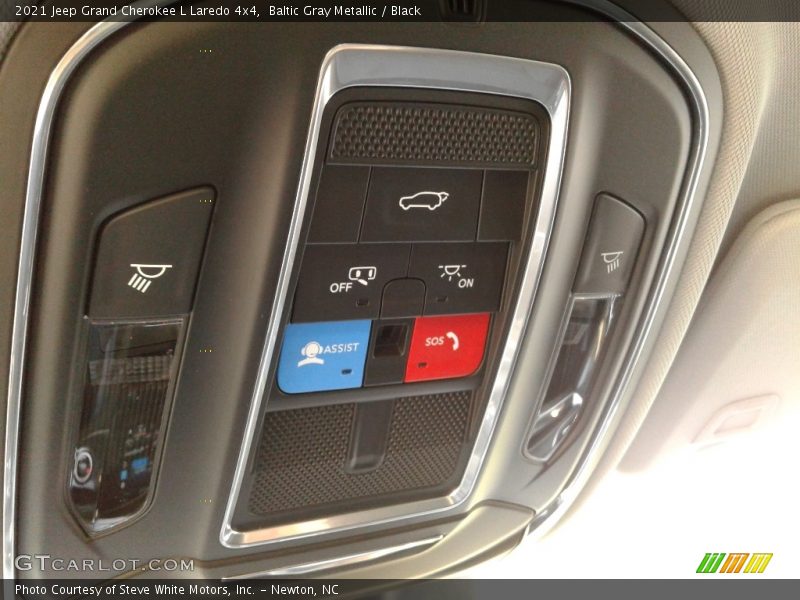 Baltic Gray Metallic / Black 2021 Jeep Grand Cherokee L Laredo 4x4