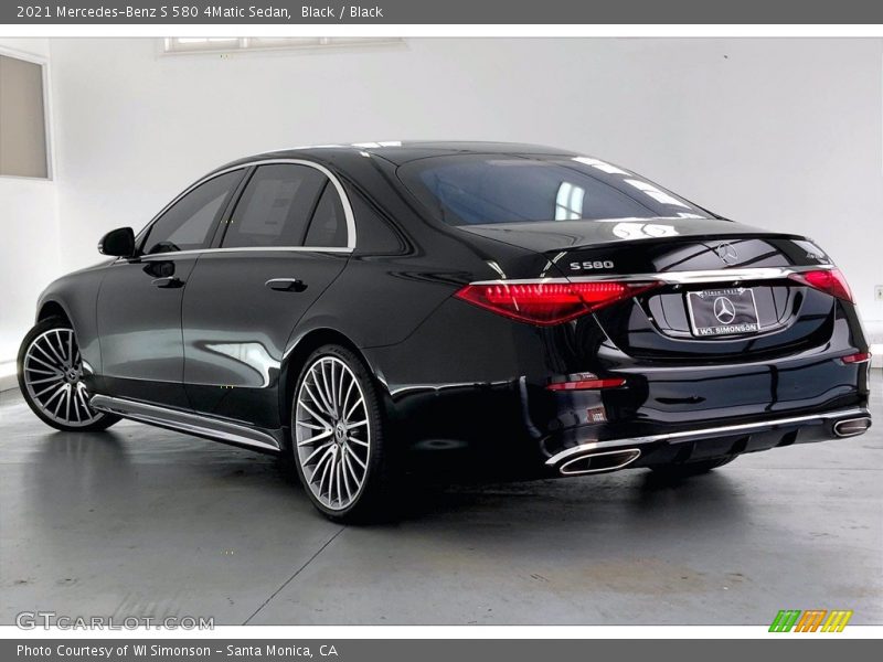 Black / Black 2021 Mercedes-Benz S 580 4Matic Sedan