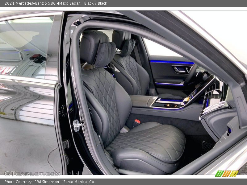  2021 S 580 4Matic Sedan Black Interior