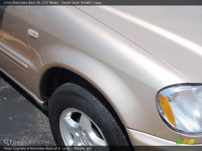Desert Silver Metallic / Java 2001 Mercedes-Benz ML 320 4Matic