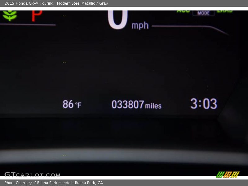 Modern Steel Metallic / Gray 2019 Honda CR-V Touring