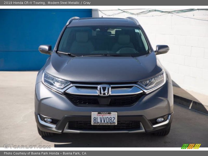 Modern Steel Metallic / Gray 2019 Honda CR-V Touring