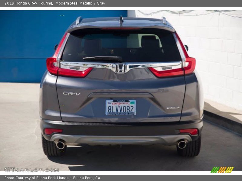 Modern Steel Metallic / Gray 2019 Honda CR-V Touring