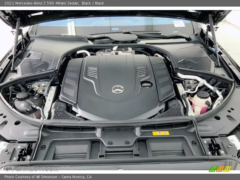  2021 S 580 4Matic Sedan Engine - 4.0 Liter DI biturbo DOHC 32-Valve VVT V8