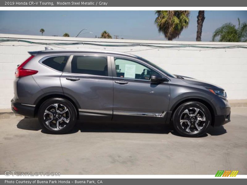 Modern Steel Metallic / Gray 2019 Honda CR-V Touring