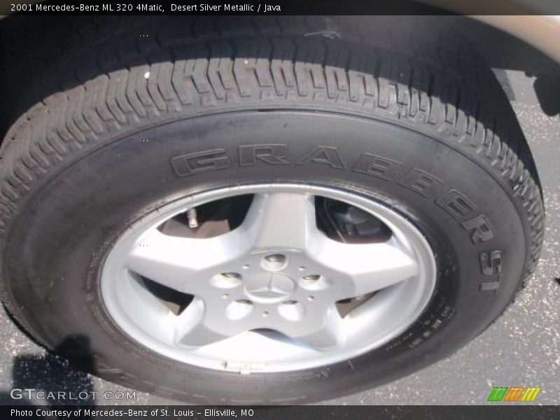 Desert Silver Metallic / Java 2001 Mercedes-Benz ML 320 4Matic