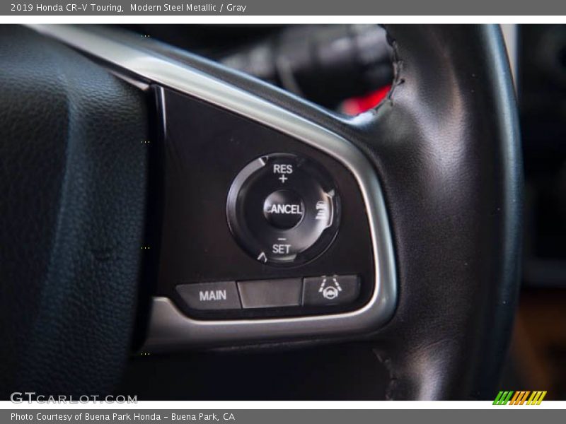 Modern Steel Metallic / Gray 2019 Honda CR-V Touring