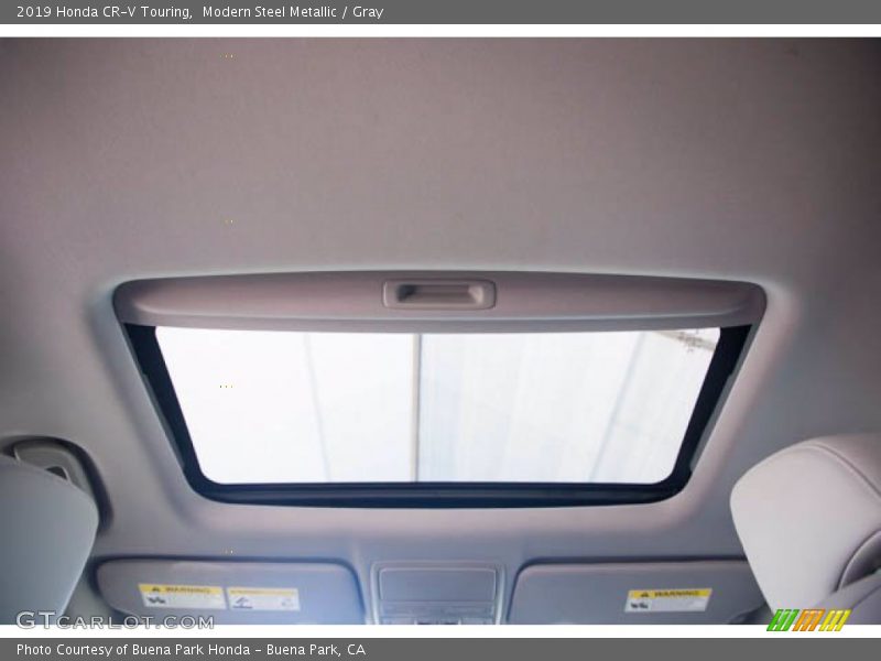 Modern Steel Metallic / Gray 2019 Honda CR-V Touring