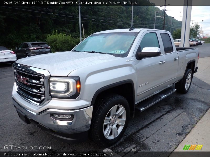 Front 3/4 View of 2016 Sierra 1500 SLT Double Cab 4WD