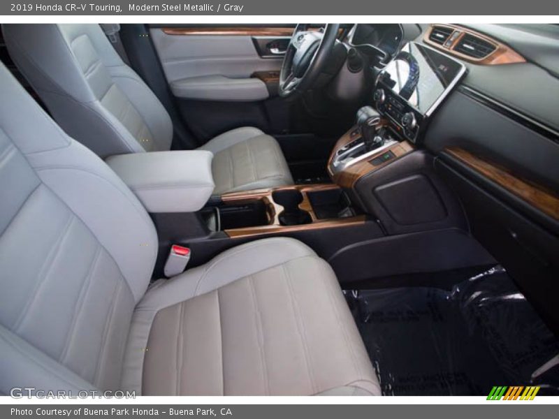 Modern Steel Metallic / Gray 2019 Honda CR-V Touring