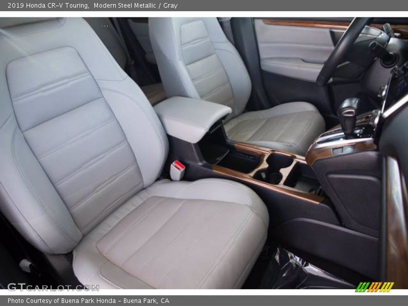 Modern Steel Metallic / Gray 2019 Honda CR-V Touring