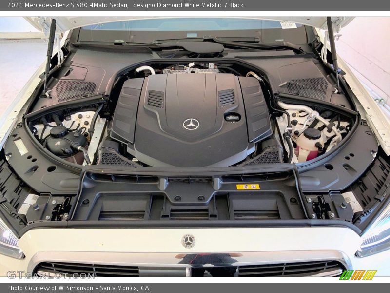  2021 S 580 4Matic Sedan Engine - 4.0 Liter DI biturbo DOHC 32-Valve VVT V8