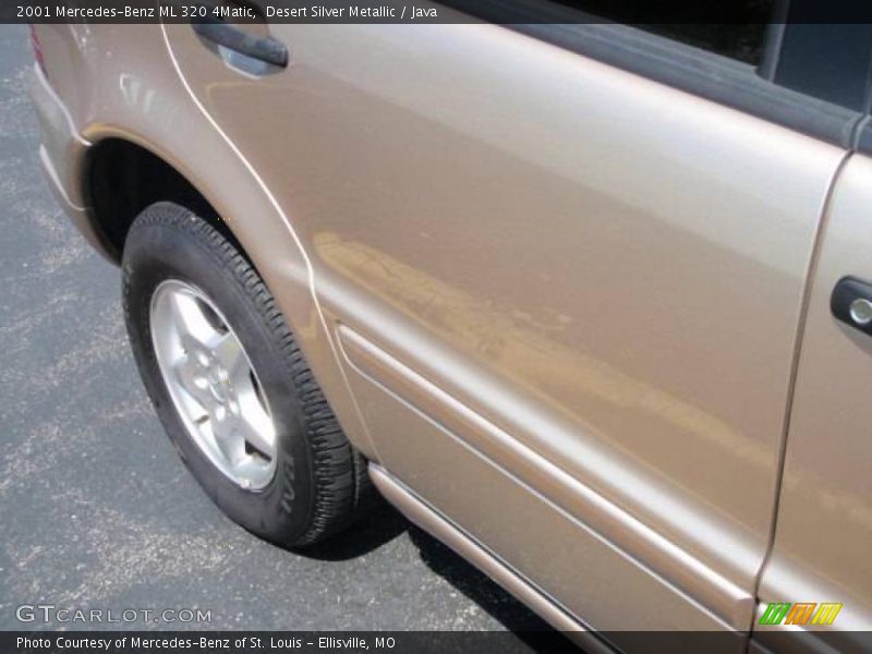 Desert Silver Metallic / Java 2001 Mercedes-Benz ML 320 4Matic