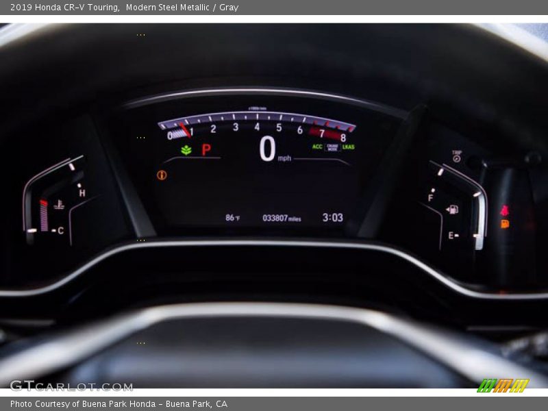 Modern Steel Metallic / Gray 2019 Honda CR-V Touring