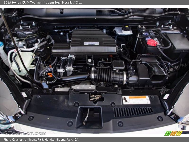 Modern Steel Metallic / Gray 2019 Honda CR-V Touring