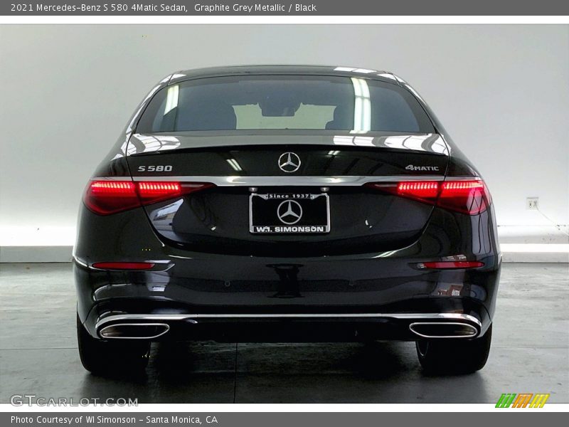 Graphite Grey Metallic / Black 2021 Mercedes-Benz S 580 4Matic Sedan