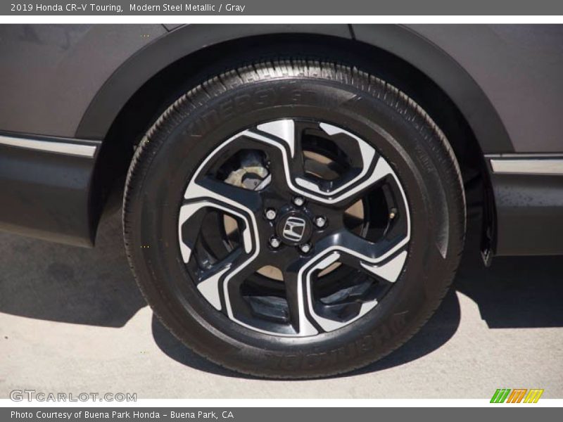 Modern Steel Metallic / Gray 2019 Honda CR-V Touring