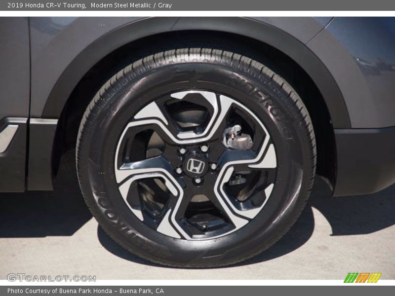 Modern Steel Metallic / Gray 2019 Honda CR-V Touring