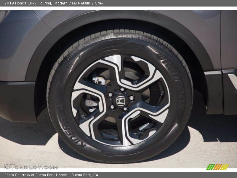Modern Steel Metallic / Gray 2019 Honda CR-V Touring