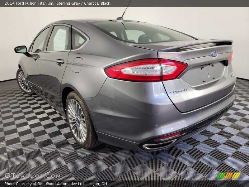 Sterling Gray / Charcoal Black 2014 Ford Fusion Titanium