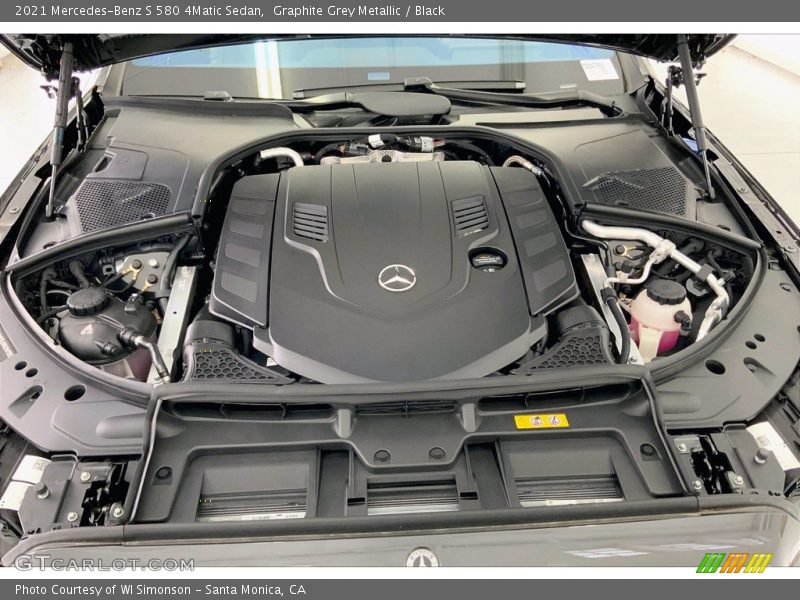 Graphite Grey Metallic / Black 2021 Mercedes-Benz S 580 4Matic Sedan