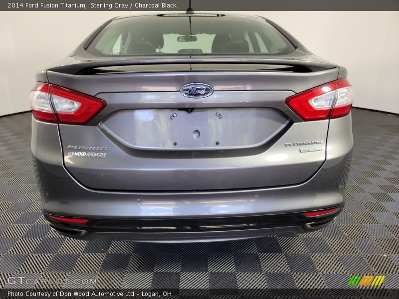 Sterling Gray / Charcoal Black 2014 Ford Fusion Titanium