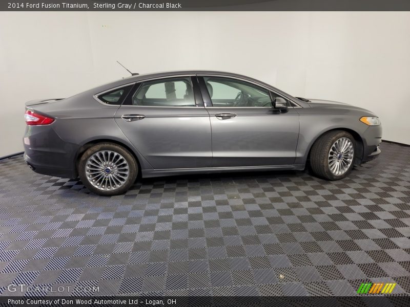 Sterling Gray / Charcoal Black 2014 Ford Fusion Titanium