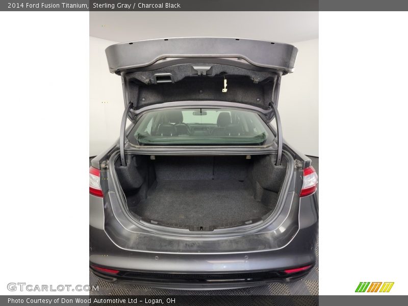 Sterling Gray / Charcoal Black 2014 Ford Fusion Titanium