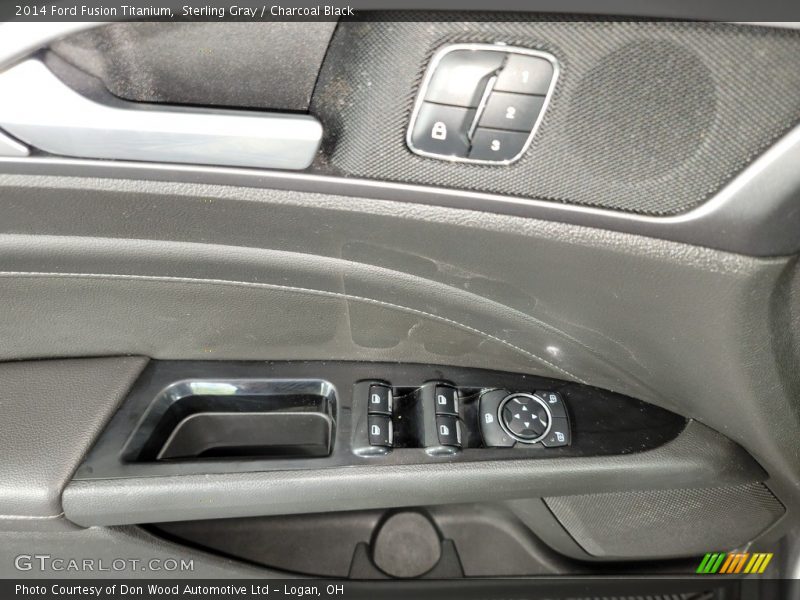 Sterling Gray / Charcoal Black 2014 Ford Fusion Titanium