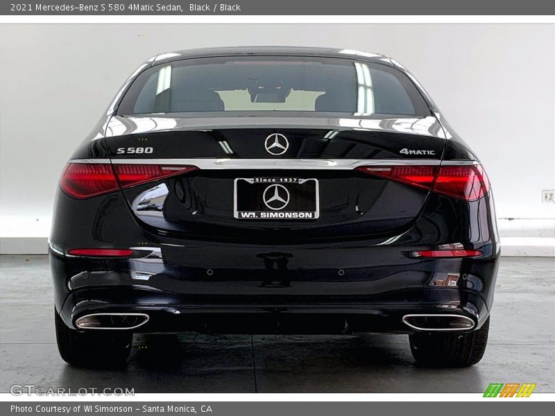 Black / Black 2021 Mercedes-Benz S 580 4Matic Sedan