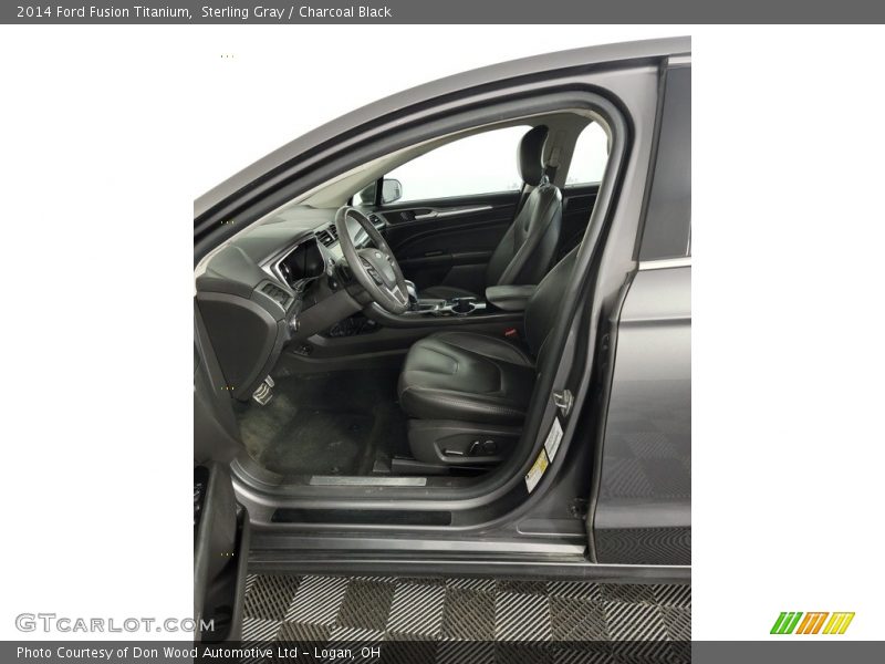 Sterling Gray / Charcoal Black 2014 Ford Fusion Titanium
