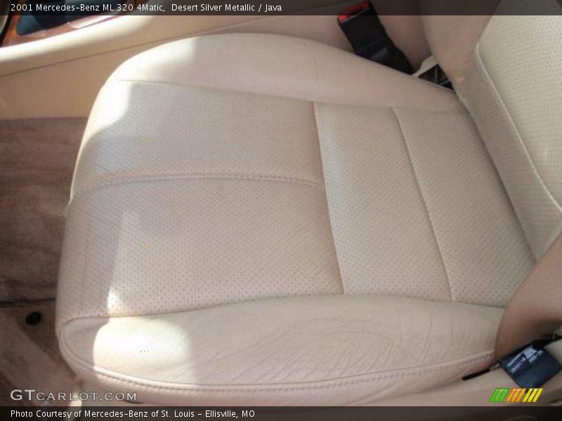 Desert Silver Metallic / Java 2001 Mercedes-Benz ML 320 4Matic