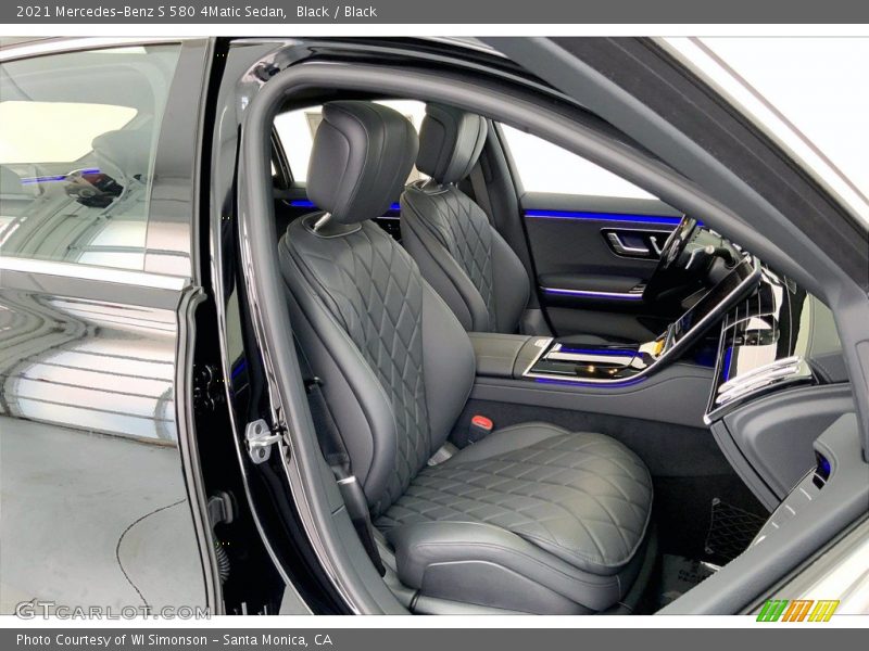 Black / Black 2021 Mercedes-Benz S 580 4Matic Sedan