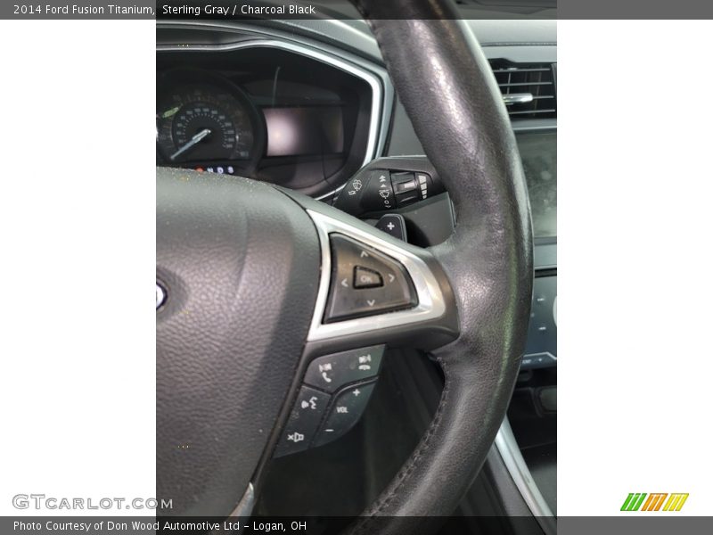 Sterling Gray / Charcoal Black 2014 Ford Fusion Titanium