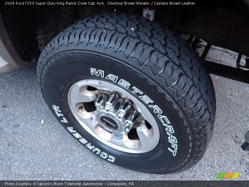 Chestnut Brown Metallic / Castano Brown Leather 2004 Ford F350 Super Duty King Ranch Crew Cab 4x4