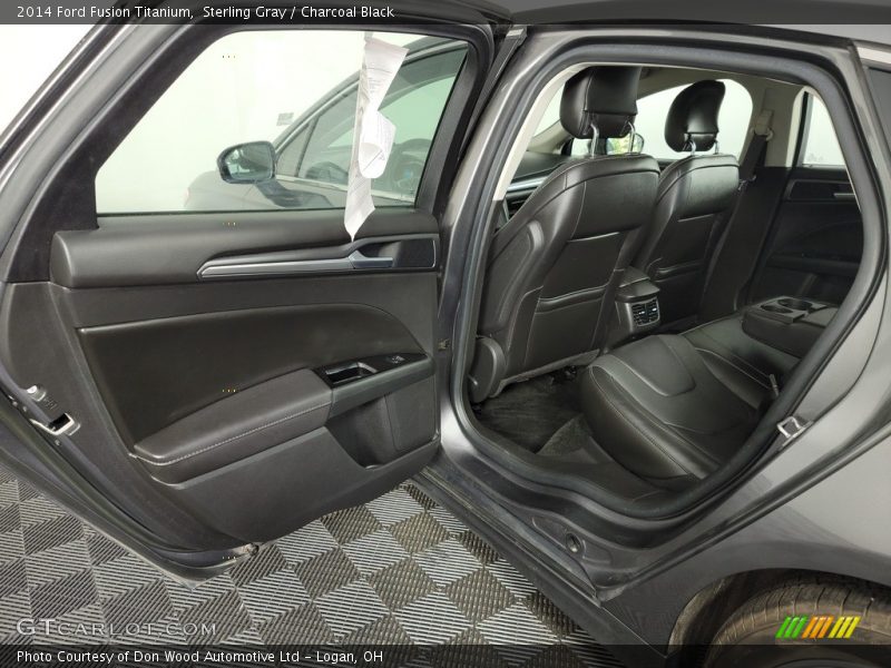Sterling Gray / Charcoal Black 2014 Ford Fusion Titanium