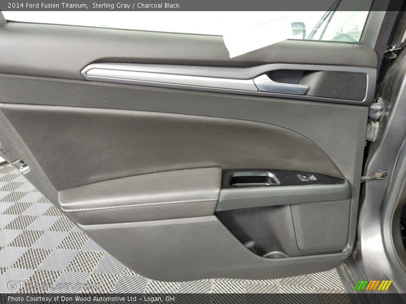 Sterling Gray / Charcoal Black 2014 Ford Fusion Titanium