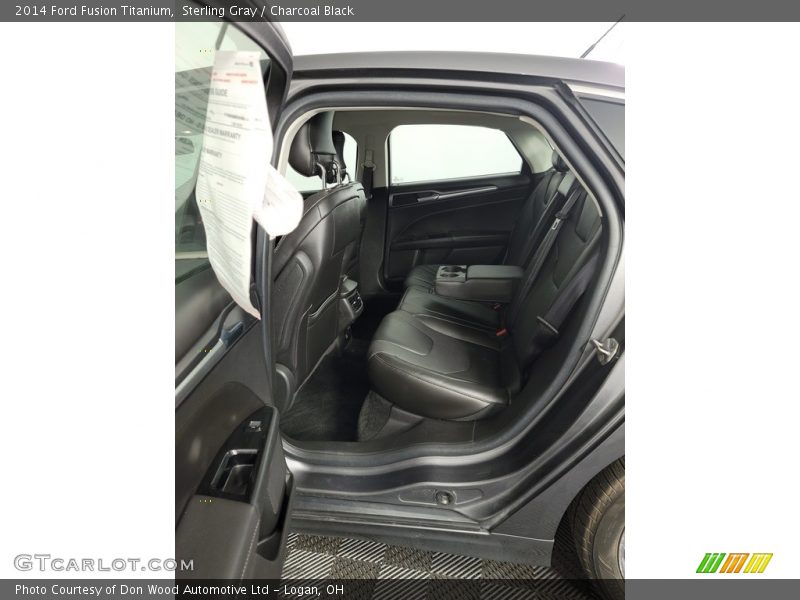 Sterling Gray / Charcoal Black 2014 Ford Fusion Titanium