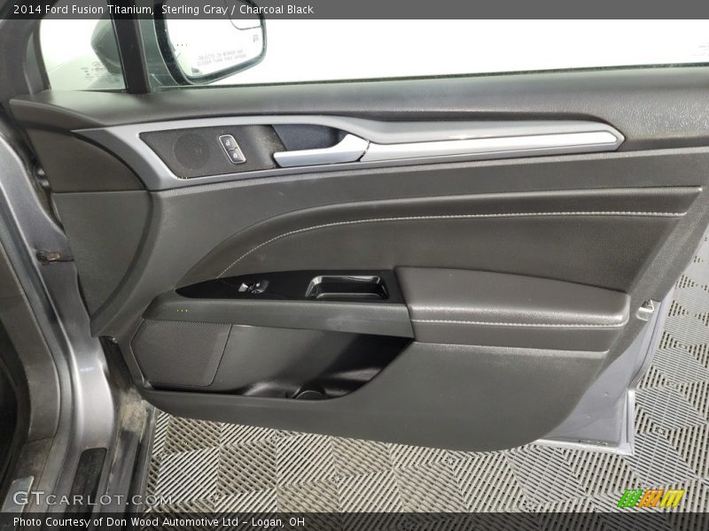 Sterling Gray / Charcoal Black 2014 Ford Fusion Titanium