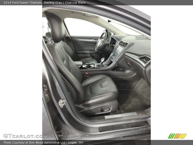 Sterling Gray / Charcoal Black 2014 Ford Fusion Titanium