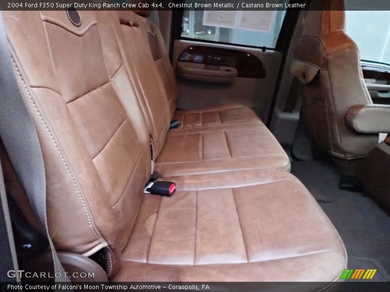 Chestnut Brown Metallic / Castano Brown Leather 2004 Ford F350 Super Duty King Ranch Crew Cab 4x4
