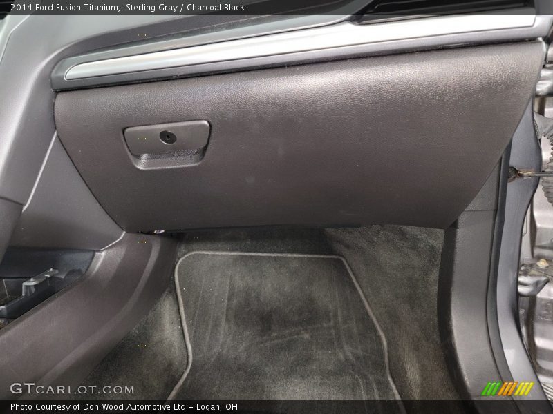 Sterling Gray / Charcoal Black 2014 Ford Fusion Titanium