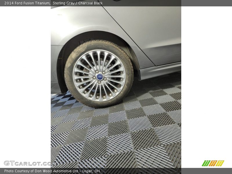 Sterling Gray / Charcoal Black 2014 Ford Fusion Titanium