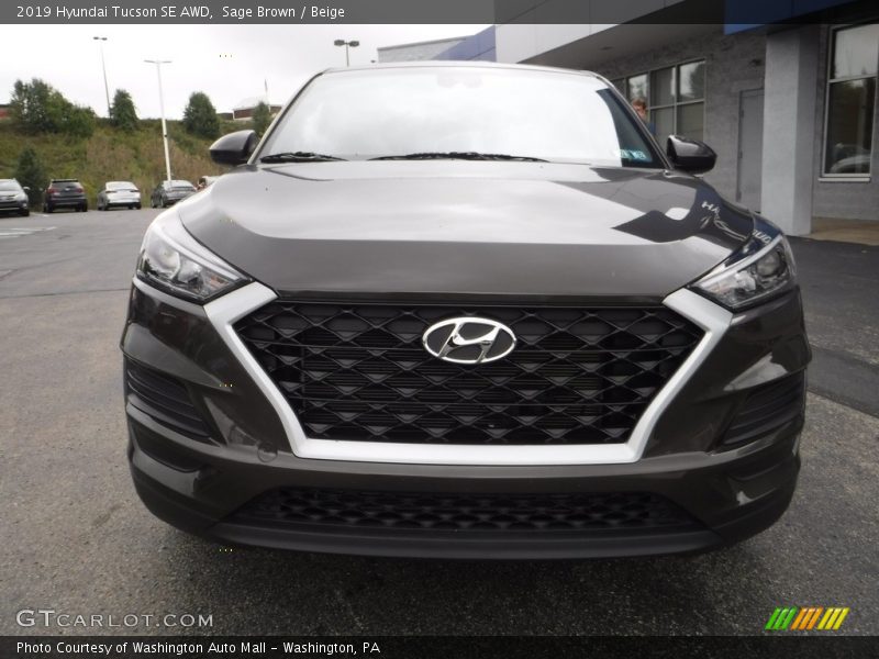 Sage Brown / Beige 2019 Hyundai Tucson SE AWD