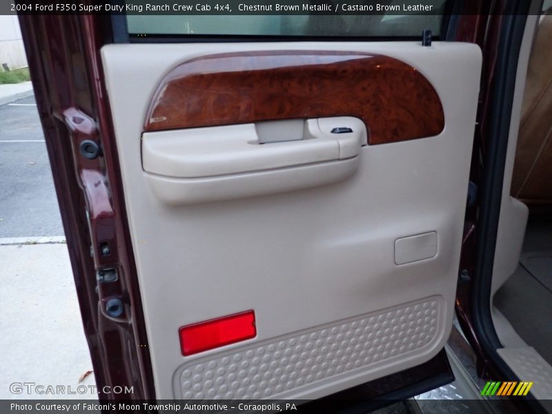 Chestnut Brown Metallic / Castano Brown Leather 2004 Ford F350 Super Duty King Ranch Crew Cab 4x4