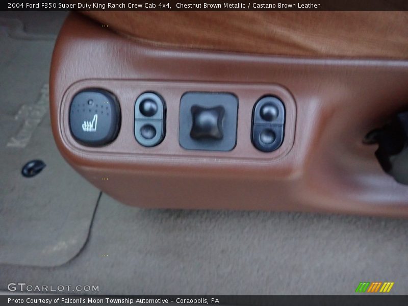 Chestnut Brown Metallic / Castano Brown Leather 2004 Ford F350 Super Duty King Ranch Crew Cab 4x4