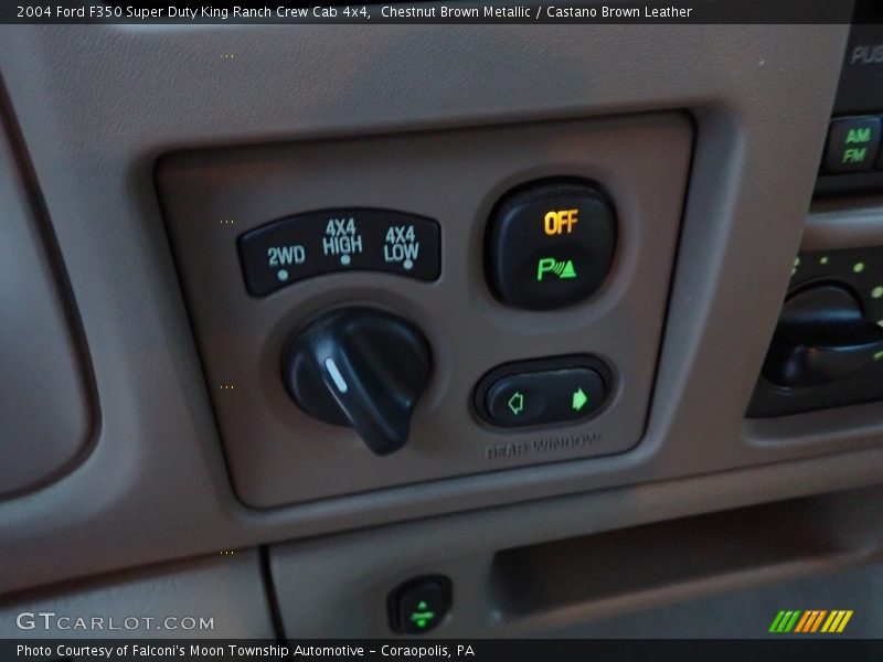 Chestnut Brown Metallic / Castano Brown Leather 2004 Ford F350 Super Duty King Ranch Crew Cab 4x4